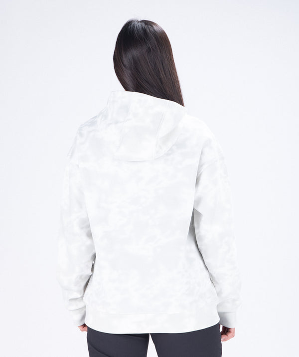 WOMEN FORCE HOODIE (GREY WHITE-TIE-DYE)