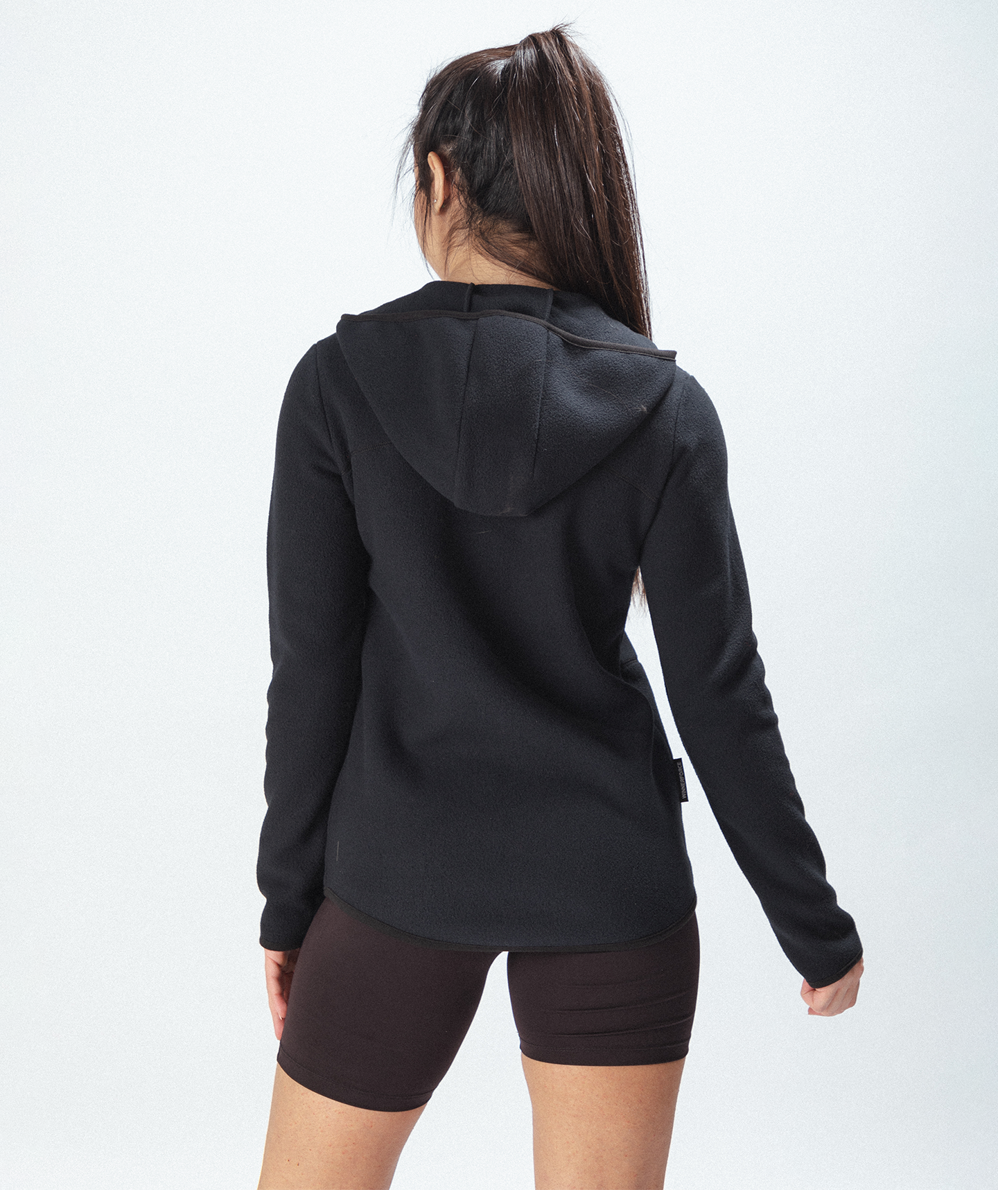 WOMEN THRILL ZIP HOODIE(BLACK)