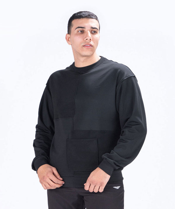 MEN ESSENTIAL SWEATSHIRT (BLACK)