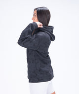 WOMEN FORCE HOODIE (BLACK TIE-DYE)